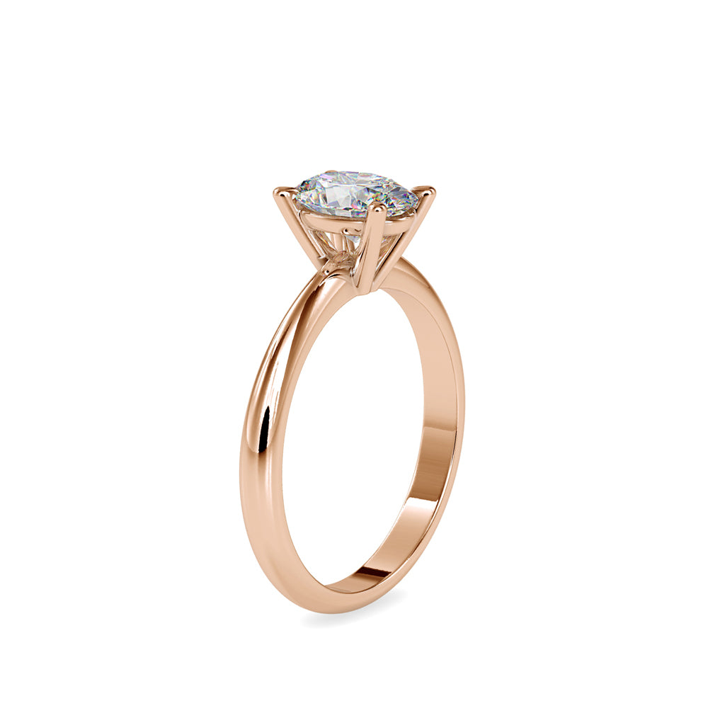 Solene Oval Solitaire Ring - 0016