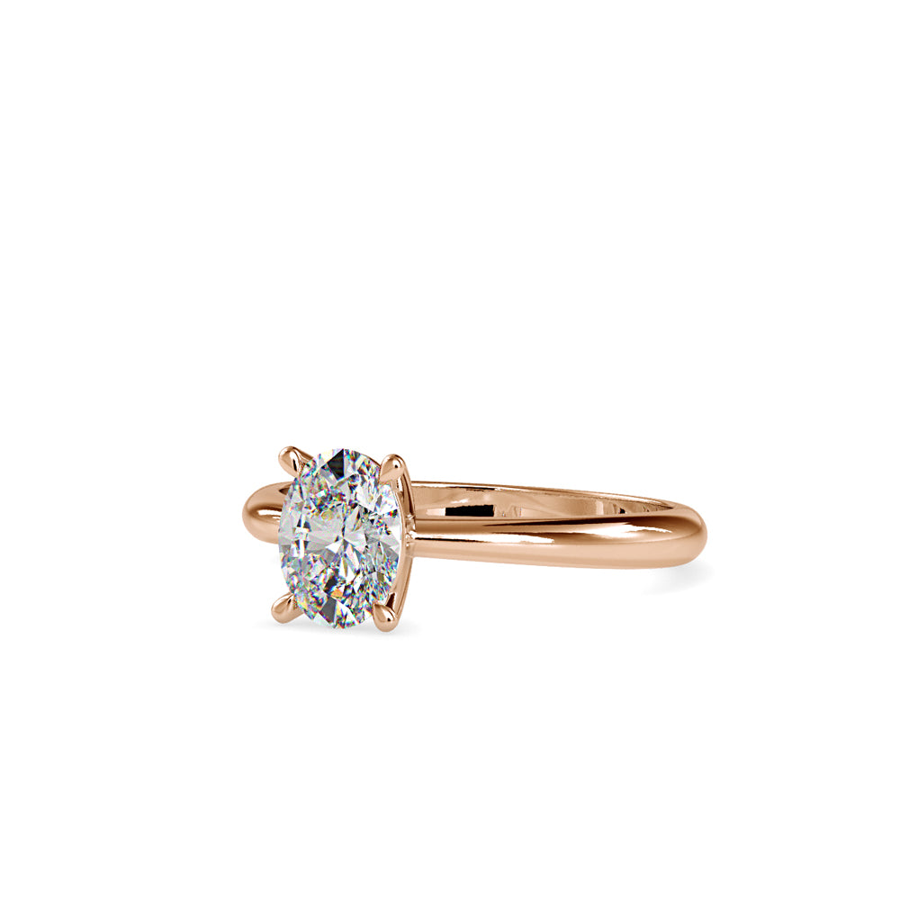 Solene Oval Solitaire Ring - 0016