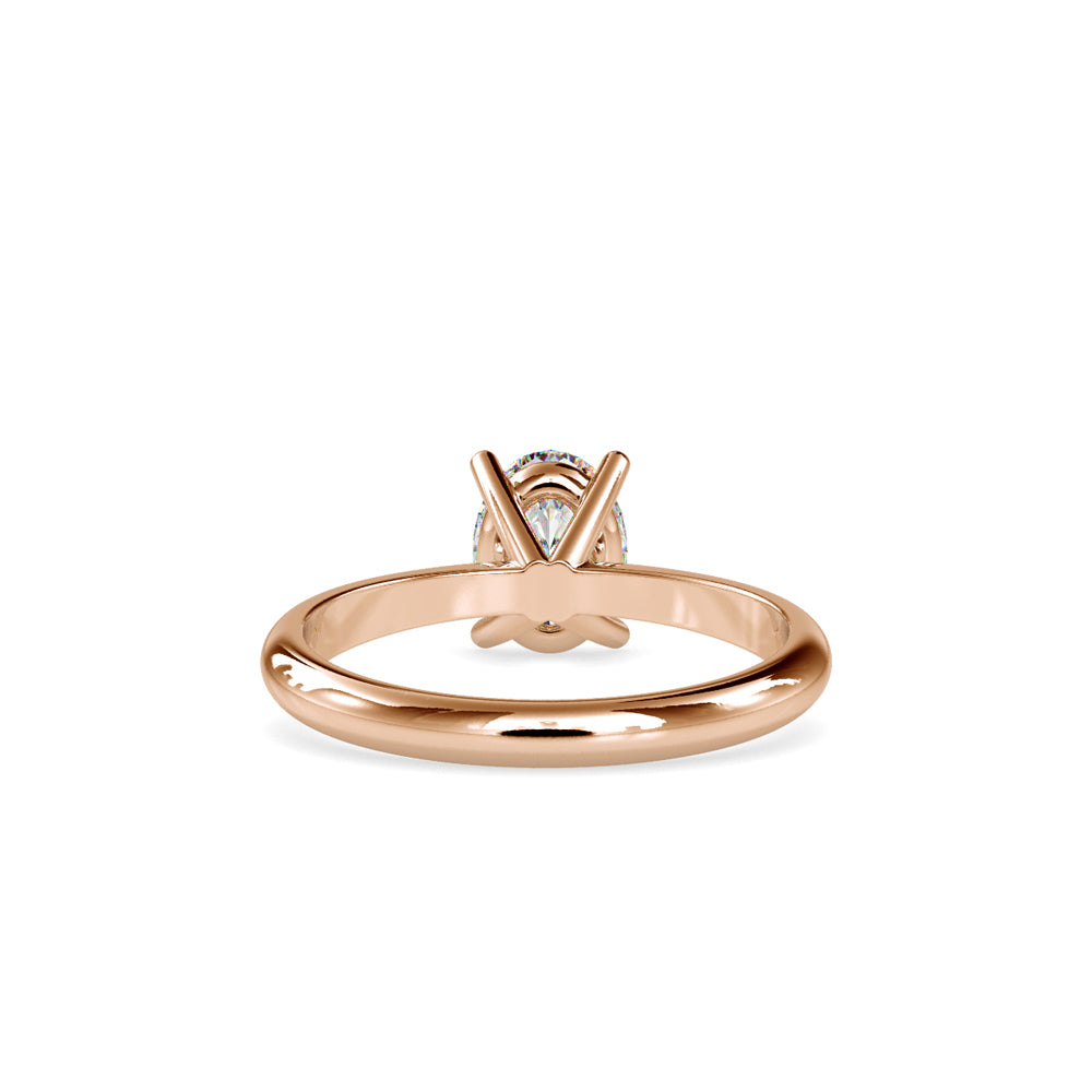 Solene Oval Solitaire Ring - 0016