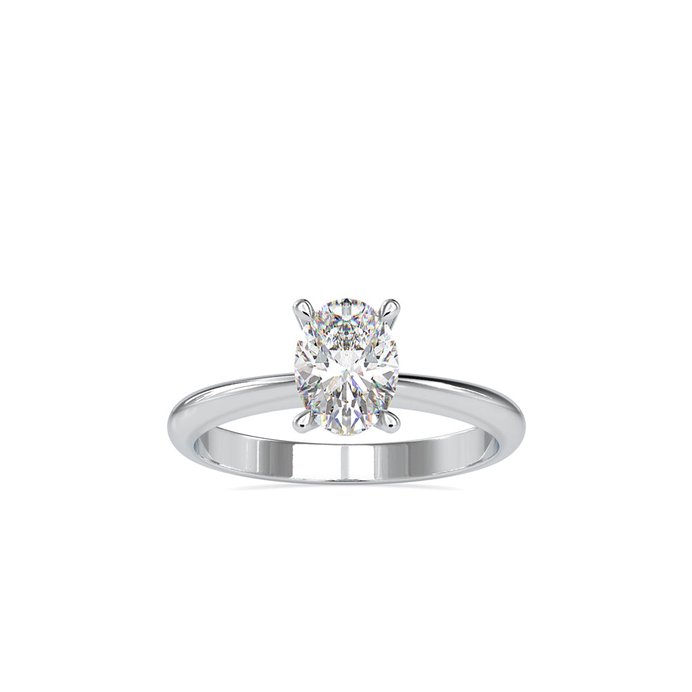 Solene Oval Solitaire Ring - 0016