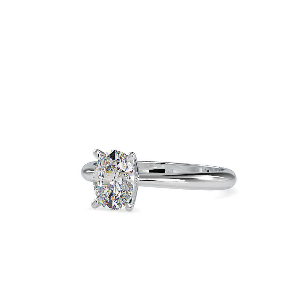 Solene Oval Solitaire Ring - 0016