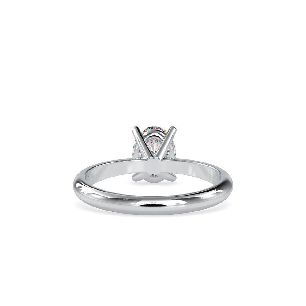 Solene Oval Solitaire Ring - 0016