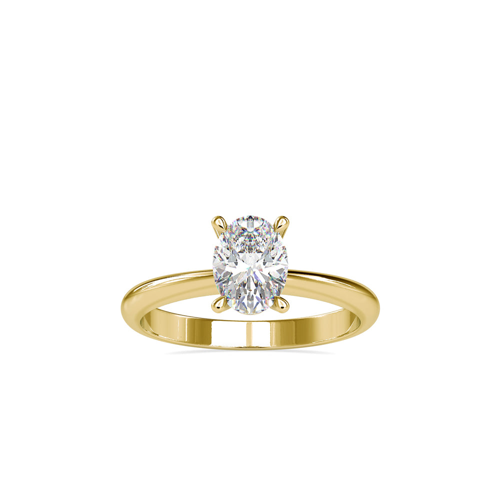 Solene Oval Solitaire Ring - 0016