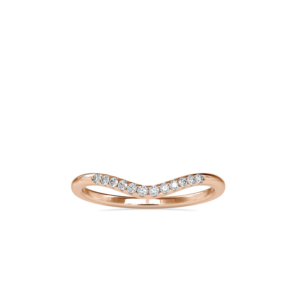 Celeste Contour Diamond Band - 0087
