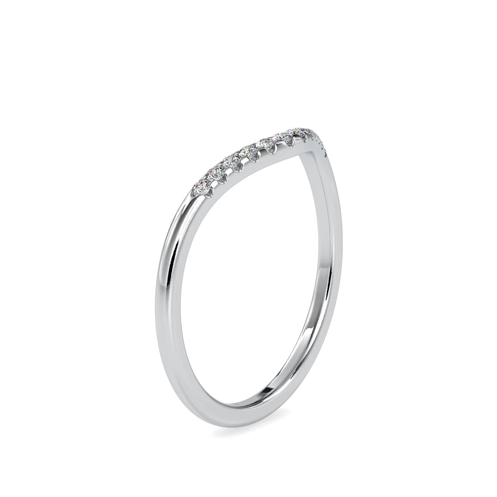 Celeste Contour Diamond Band - 0087