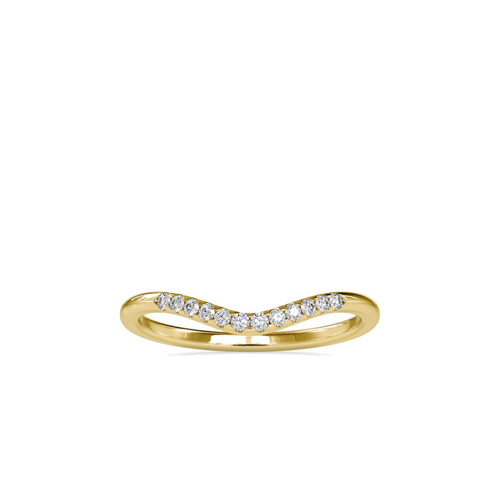 Celeste Contour Diamond Band - 0087
