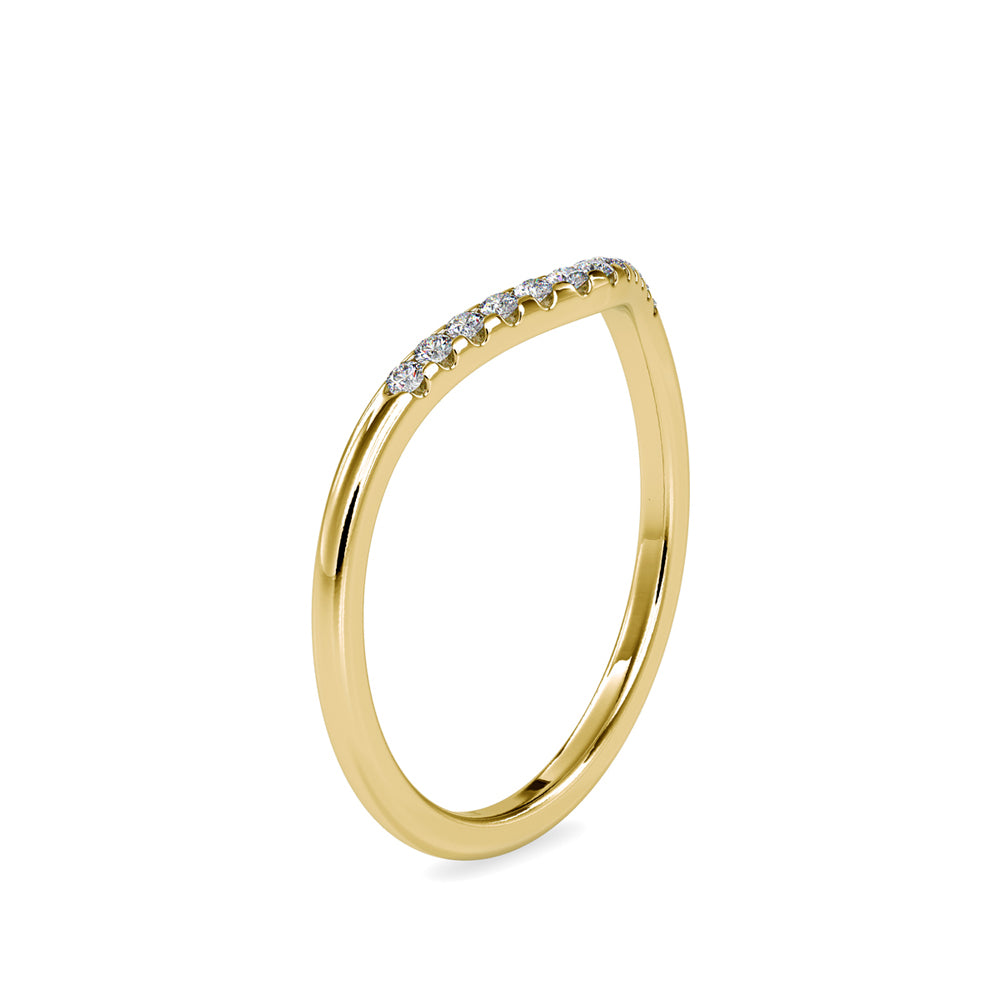 Celeste Contour Diamond Band - 0087