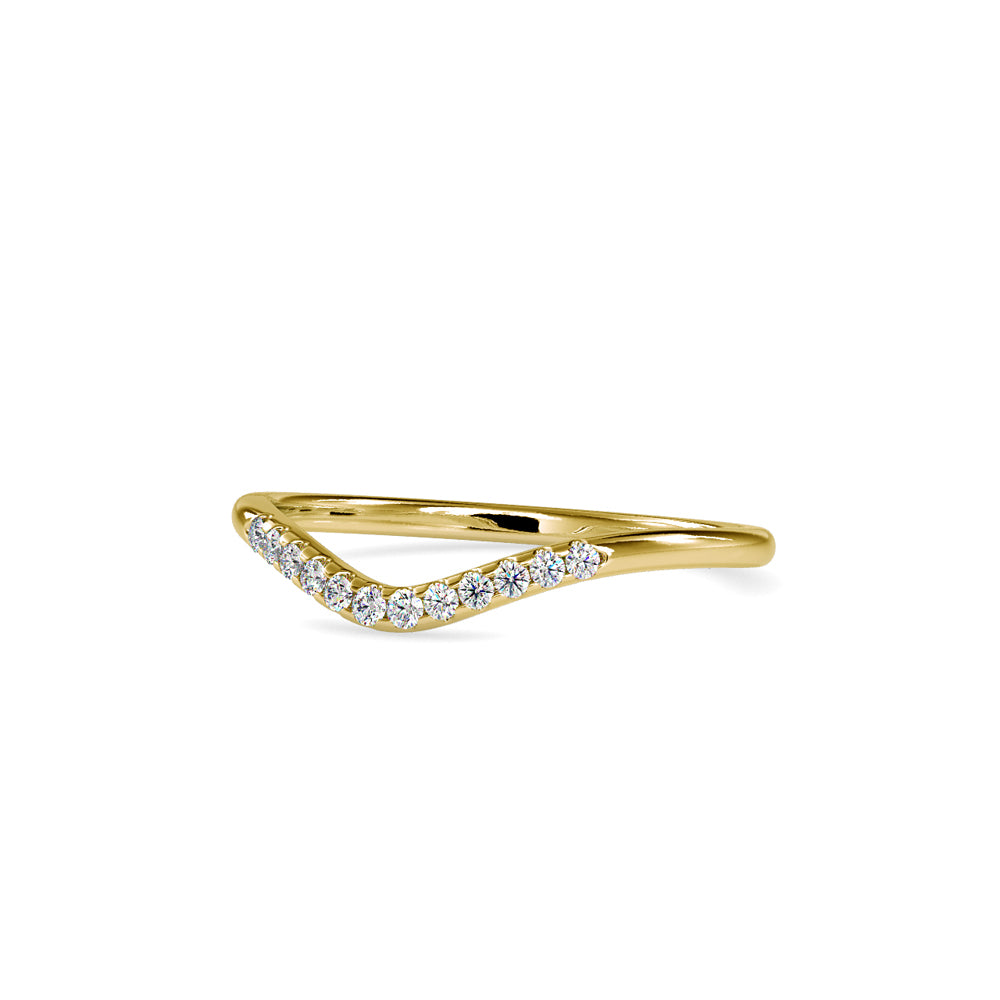 Celeste Contour Diamond Band - 0087