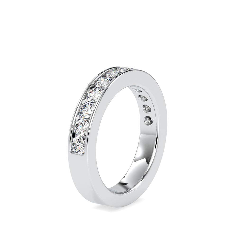 Celeste Channel-Set Diamond Band -0110