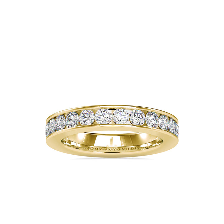 Celeste Channel-Set Diamond Band -0110