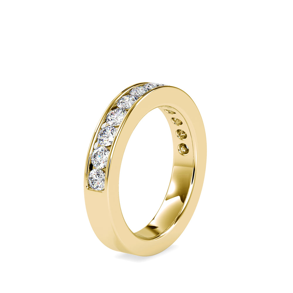 Celeste Channel-Set Diamond Band -0110