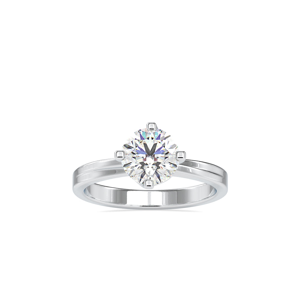 Éclat Solitaire Diamond Ring - 0124