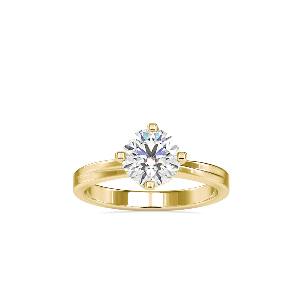 Éclat Solitaire Diamond Ring - 0124