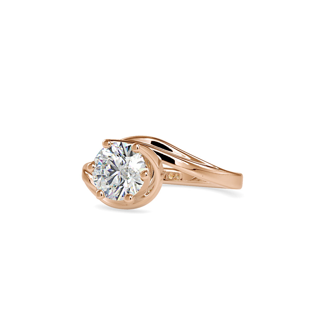 Solstice Swirl Diamond Ring - 0126