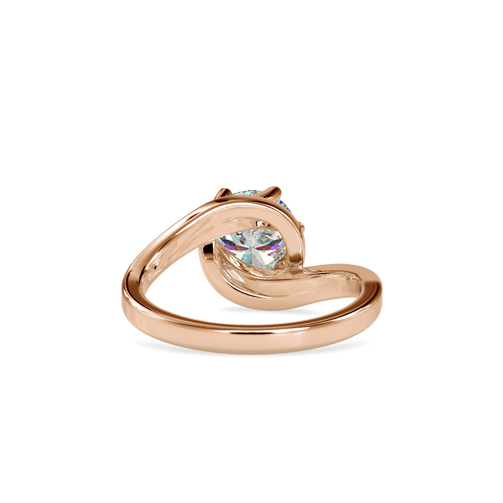 Solstice Swirl Diamond Ring - 0126