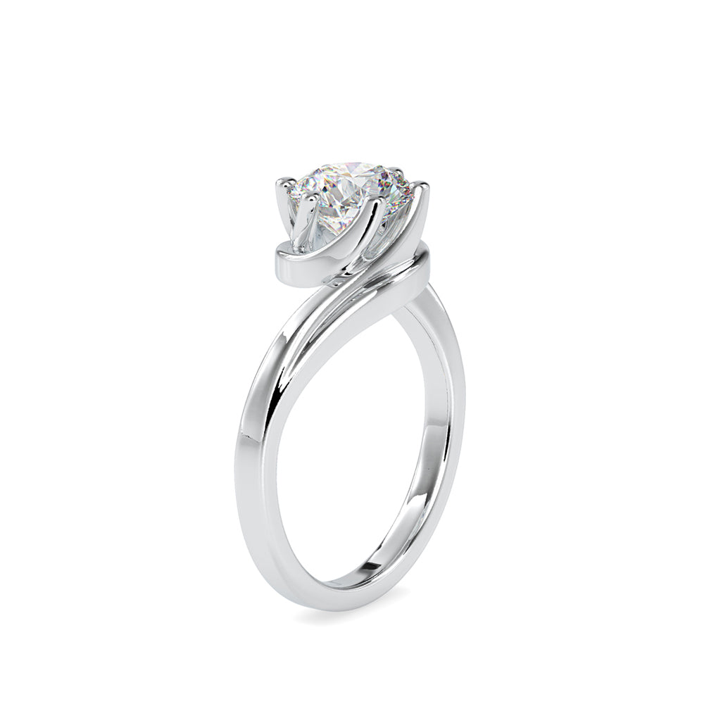 Solstice Swirl Diamond Ring - 0126
