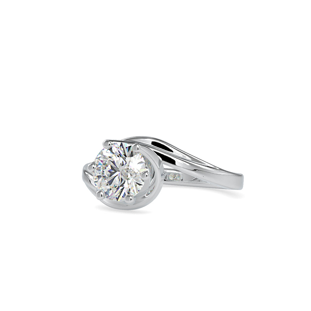 Solstice Swirl Diamond Ring - 0126