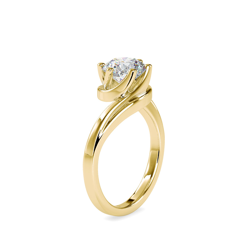 Solstice Swirl Diamond Ring - 0126