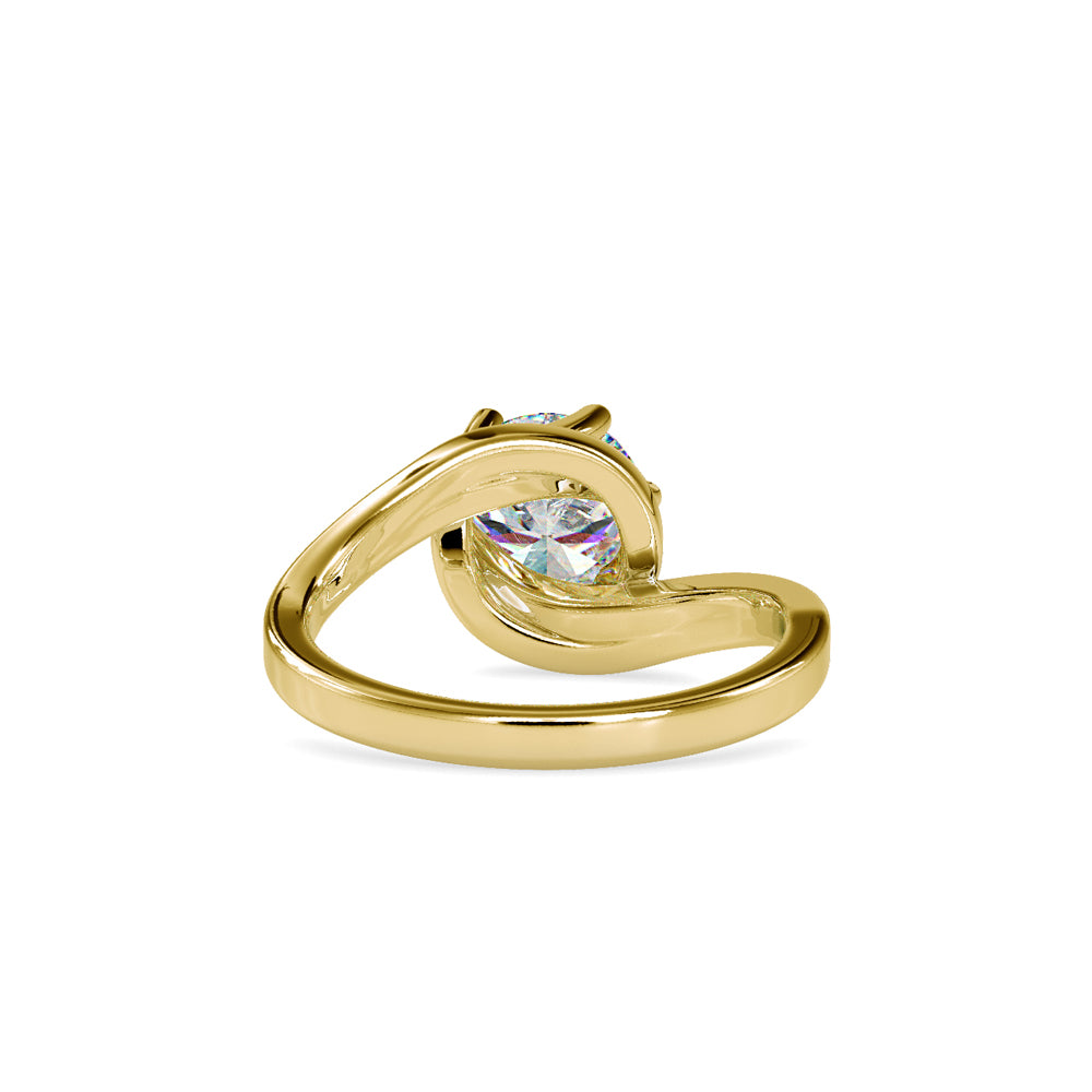 Solstice Swirl Diamond Ring - 0126