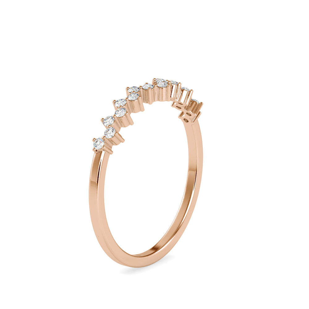 Stellar Crown Diamond Ring - 0605