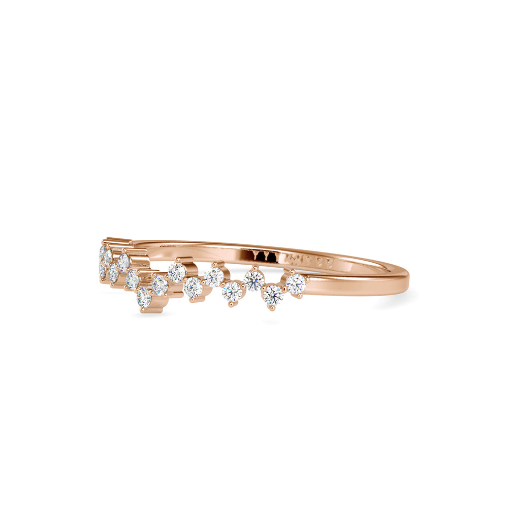 Stellar Crown Diamond Ring - 0605