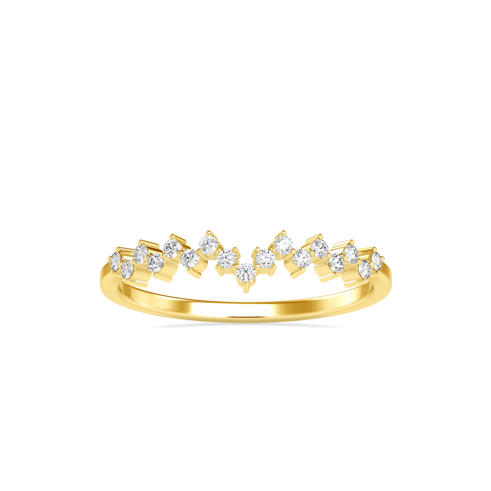 Stellar Crown Diamond Ring - 0605