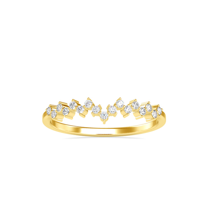 Stellar Crown Diamond Ring - 0605