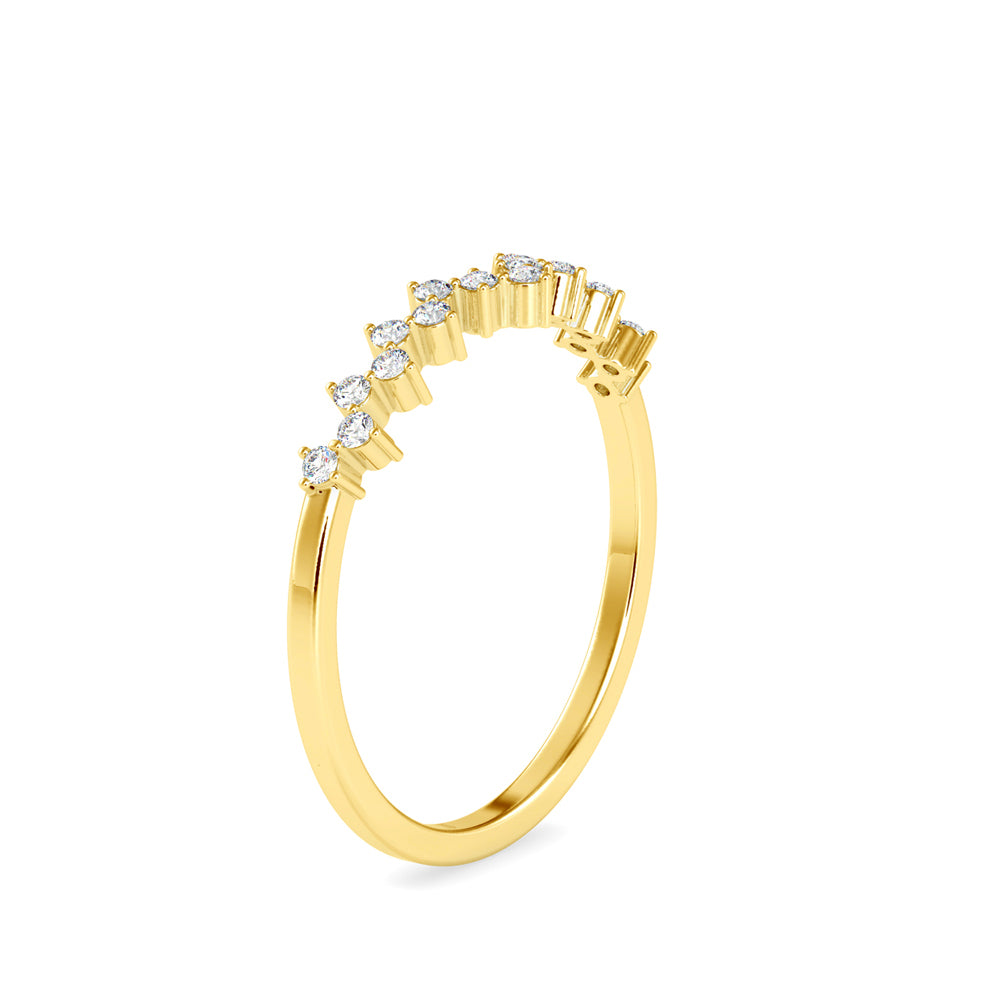 Stellar Crown Diamond Ring - 0605