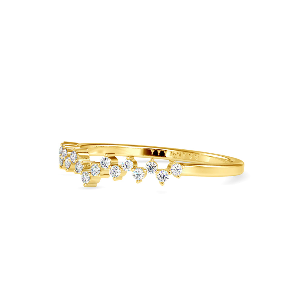 Stellar Crown Diamond Ring - 0605