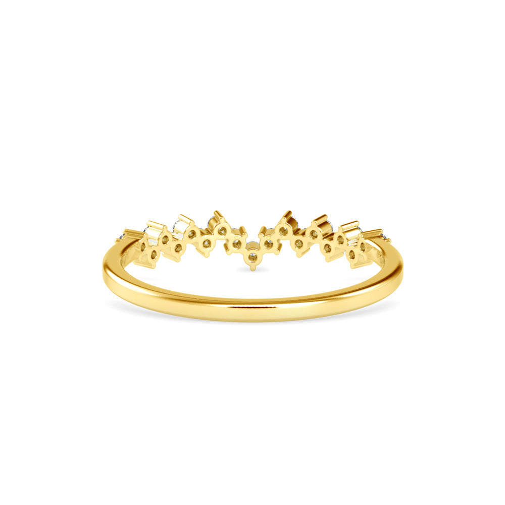 Stellar Crown Diamond Ring - 0605