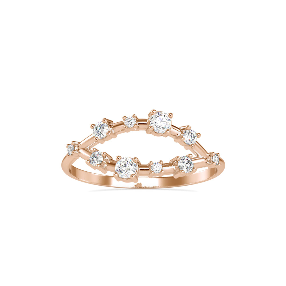 Lune Brillante Diamond Ring - 0609