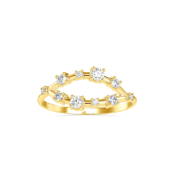 Lune Brillante Diamond Ring - 0609