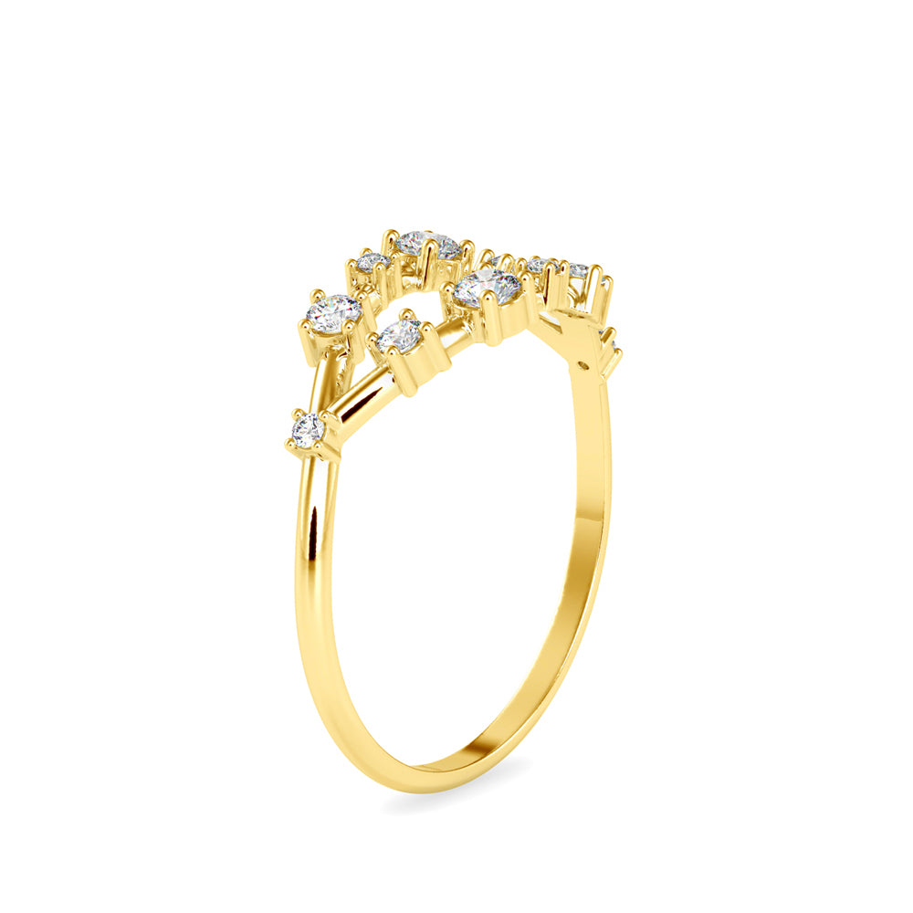 Lune Brillante Diamond Ring - 0609