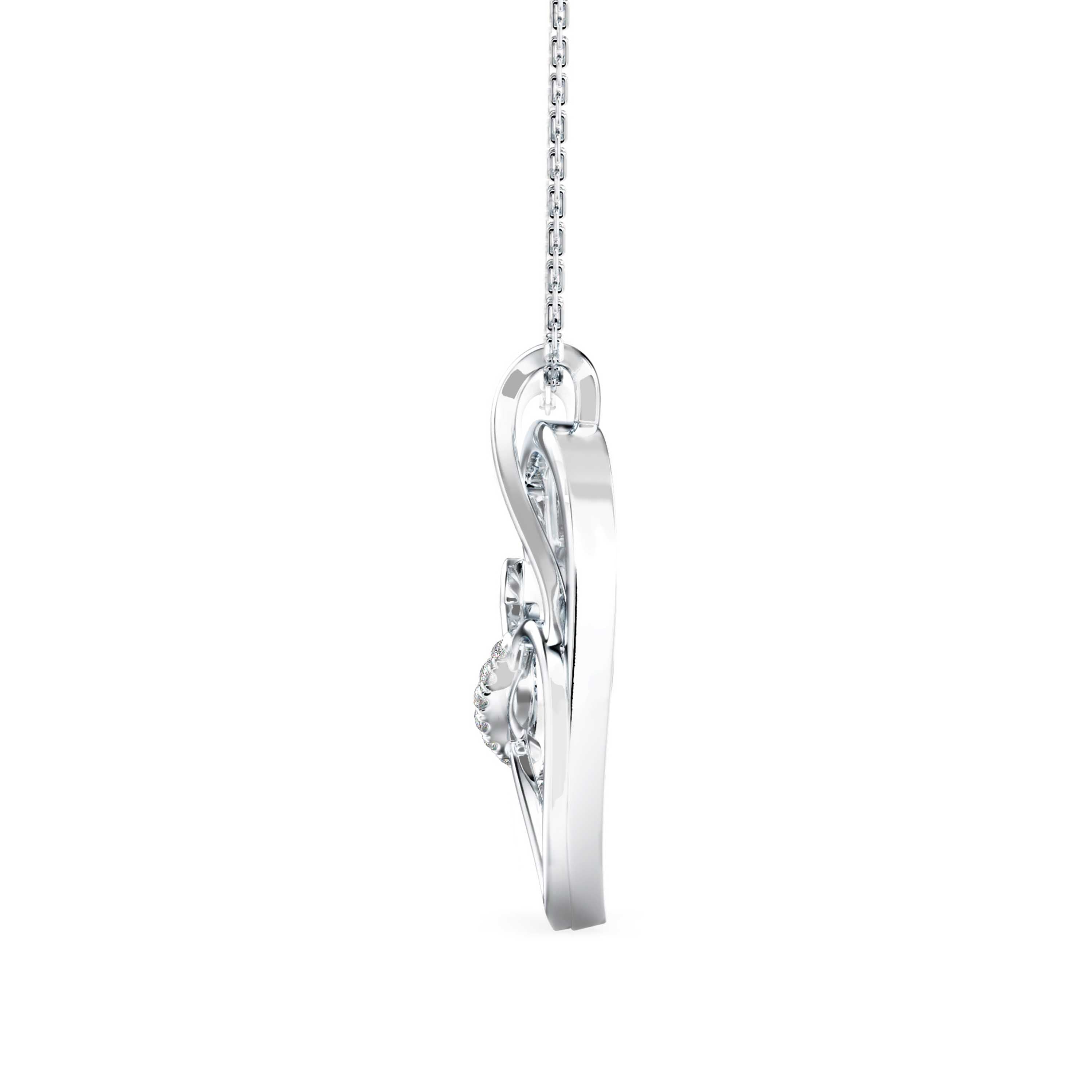 Pawfect Love Cat Diamond Pendant - 1275