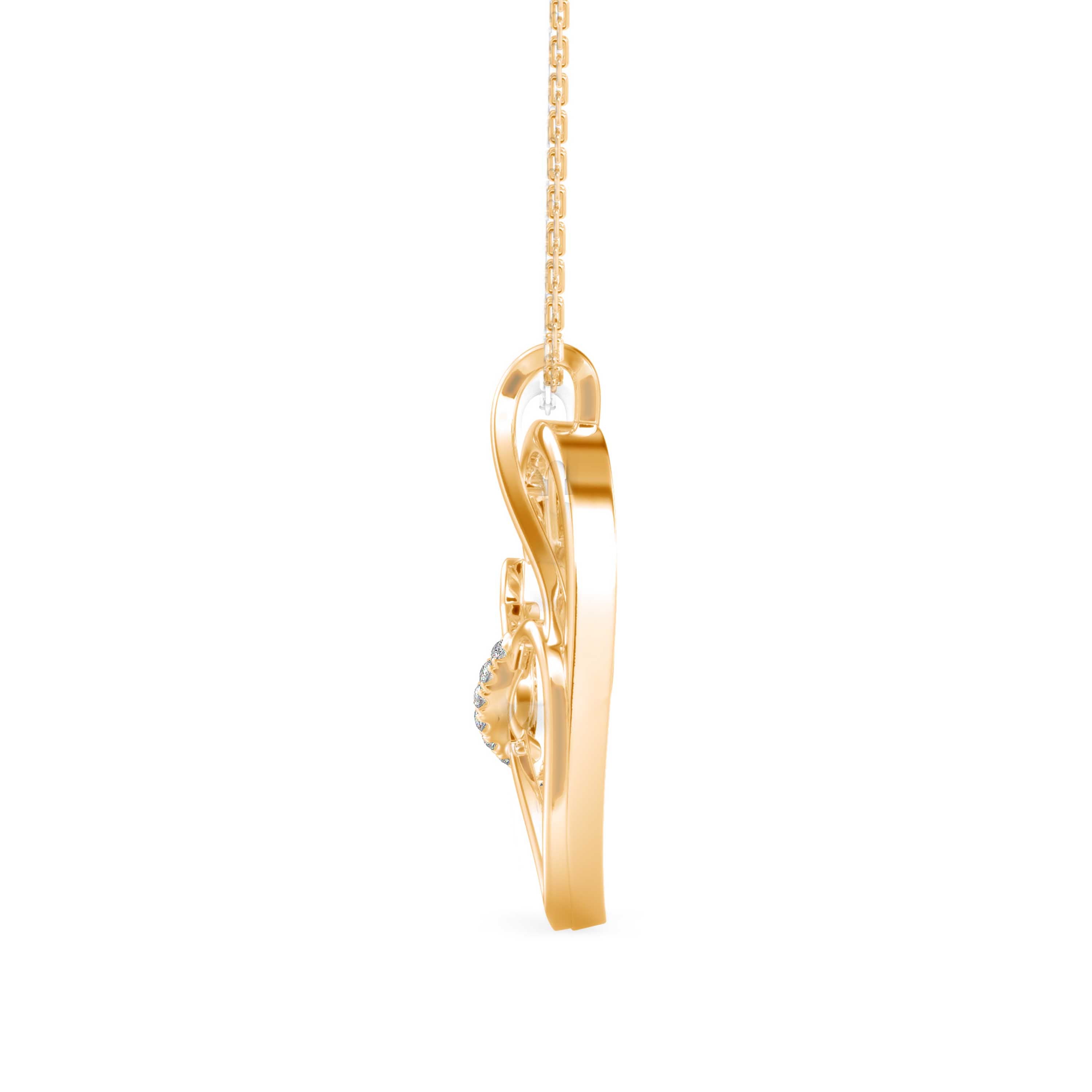 Pawfect Love Cat Diamond Pendant - 1275