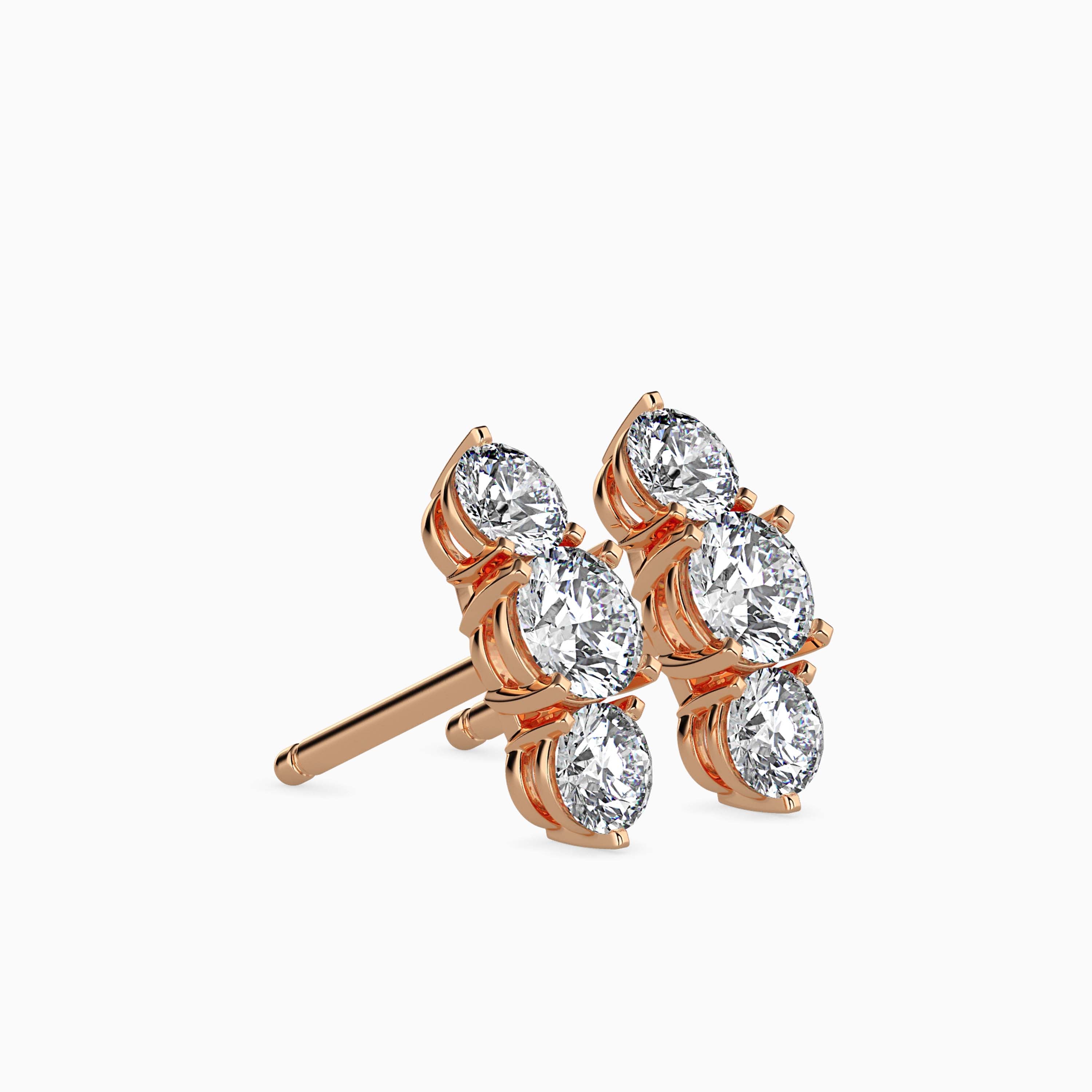 TASA “Celeste Linea” Diamond Drop Earrings - 16004