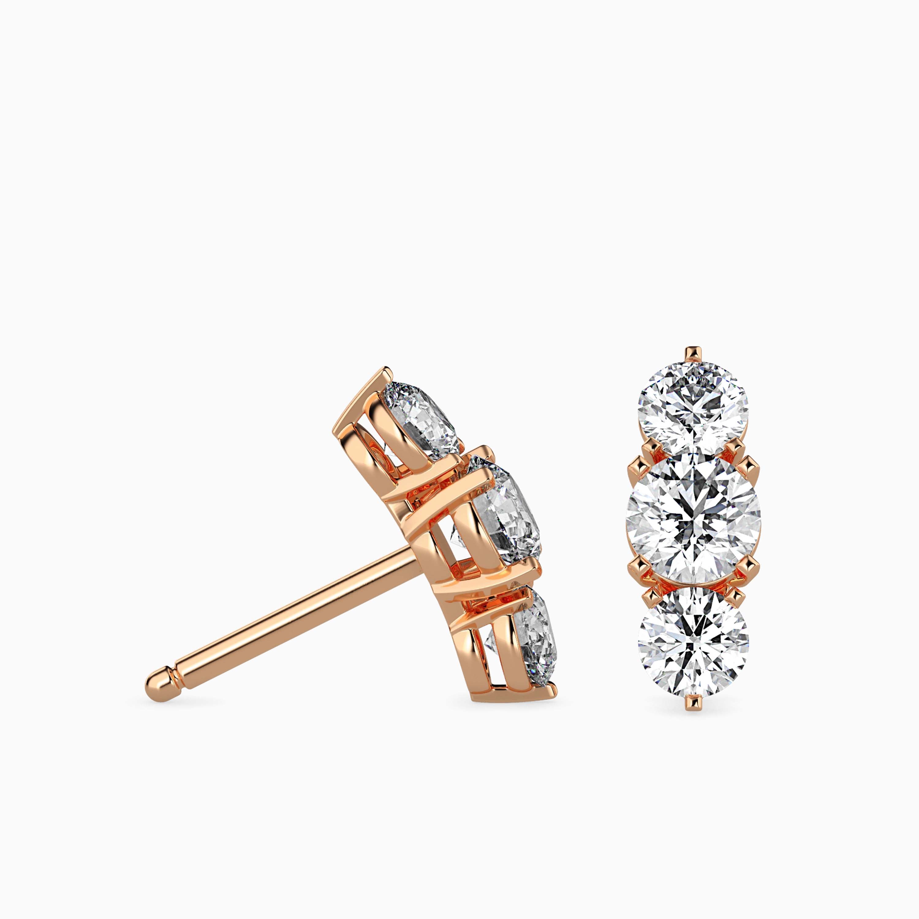TASA “Celeste Linea” Diamond Drop Earrings - 16004