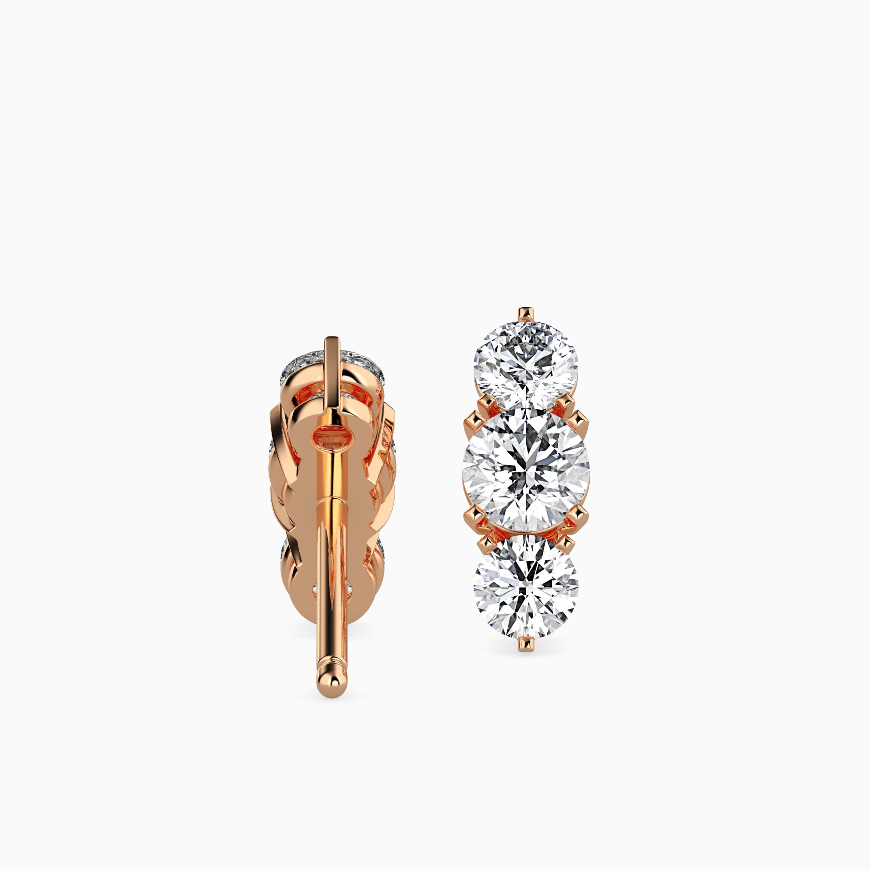TASA “Celeste Linea” Diamond Drop Earrings - 16004