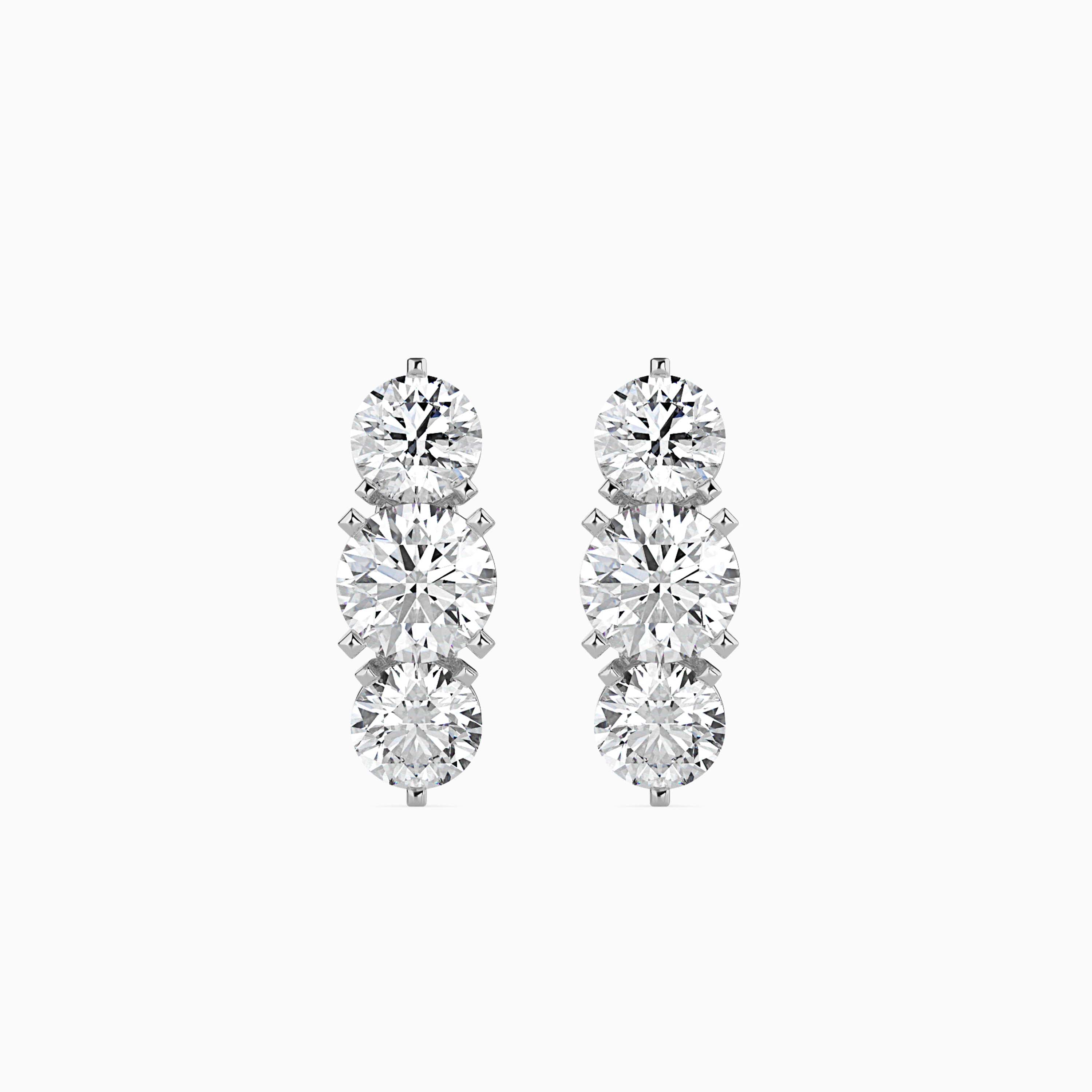 TASA “Celeste Linea” Diamond Drop Earrings - 16004