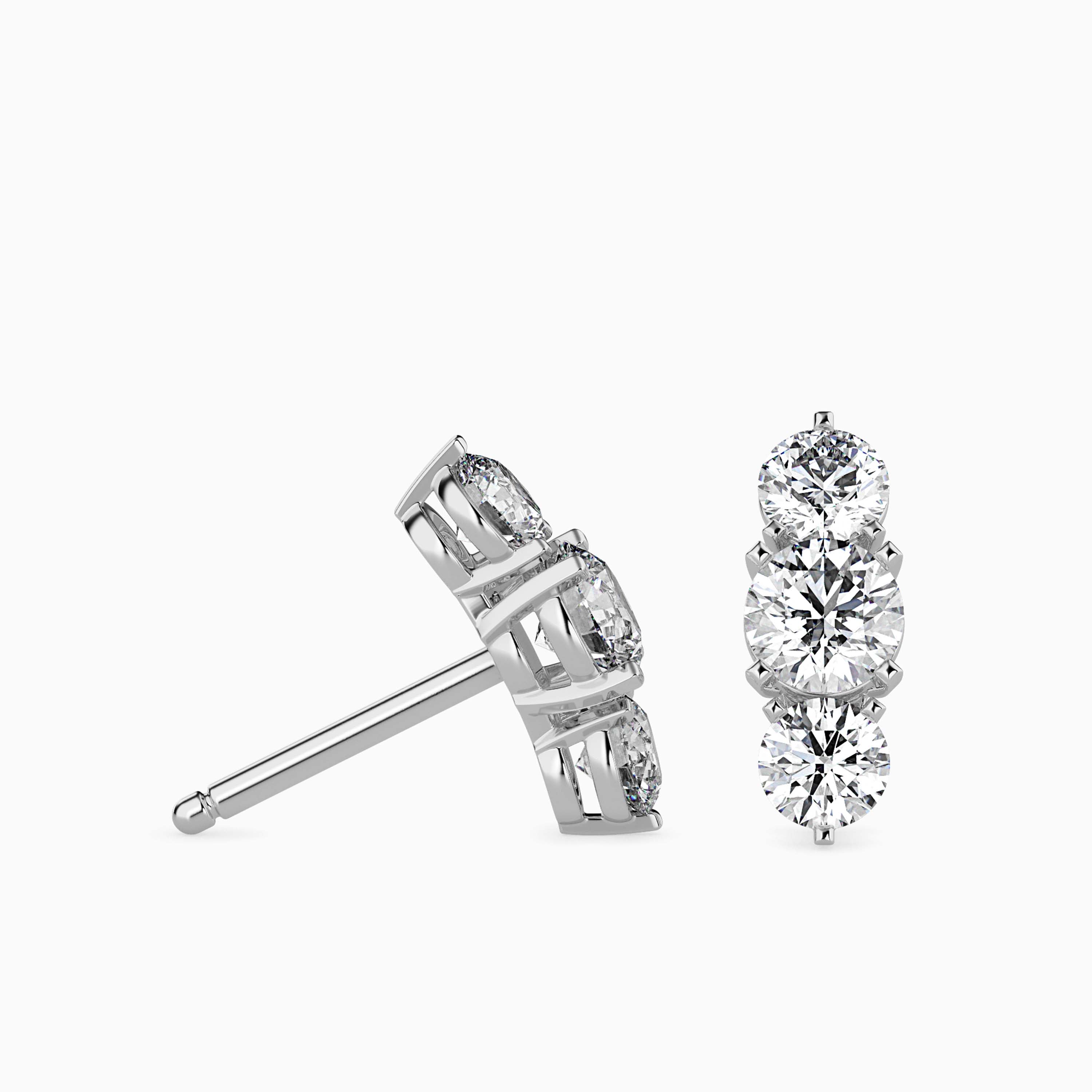 TASA “Celeste Linea” Diamond Drop Earrings - 16004