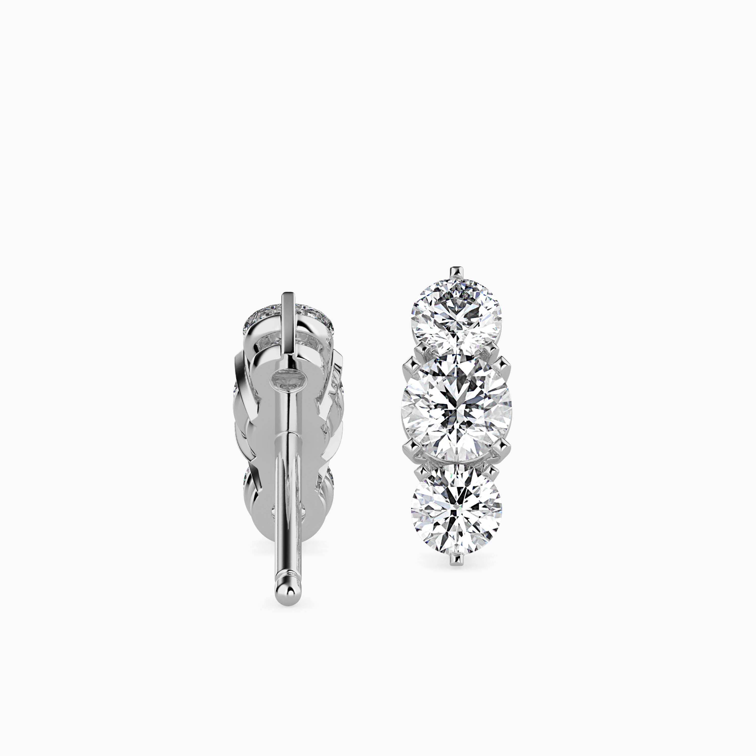 TASA “Celeste Linea” Diamond Drop Earrings - 16004