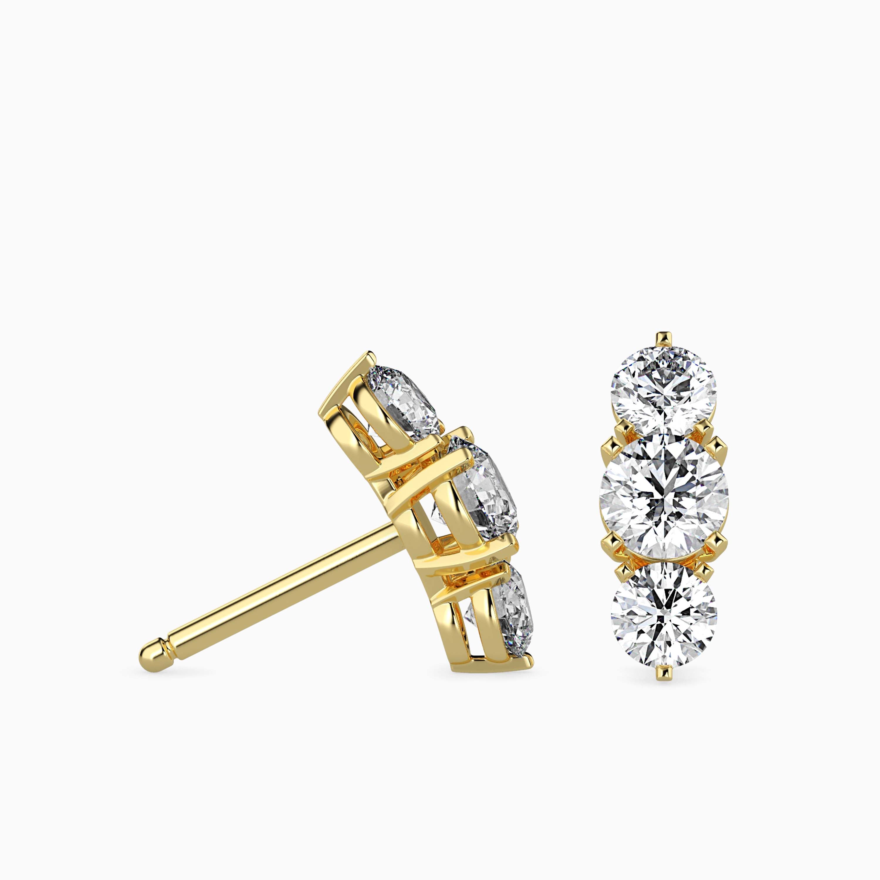 TASA “Celeste Linea” Diamond Drop Earrings - 16004
