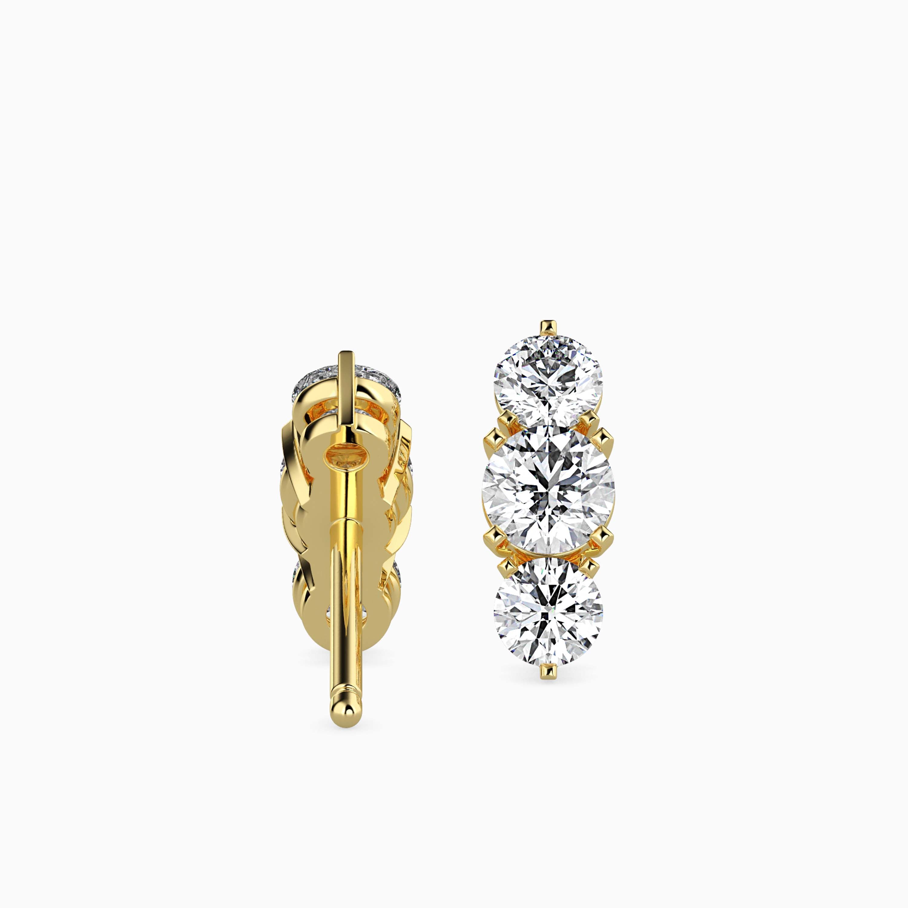 TASA “Celeste Linea” Diamond Drop Earrings - 16004