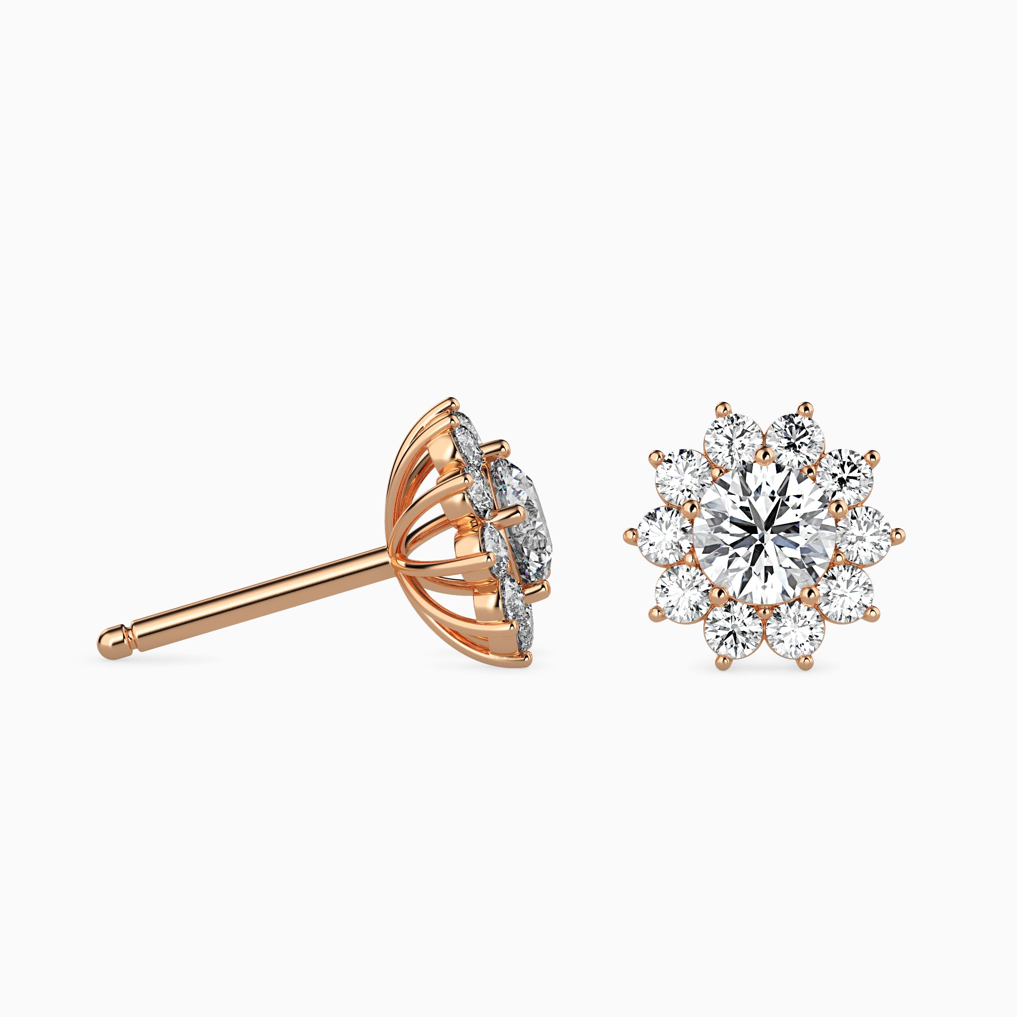 TASA “Soléa Bloom” Diamond Studs - 16009