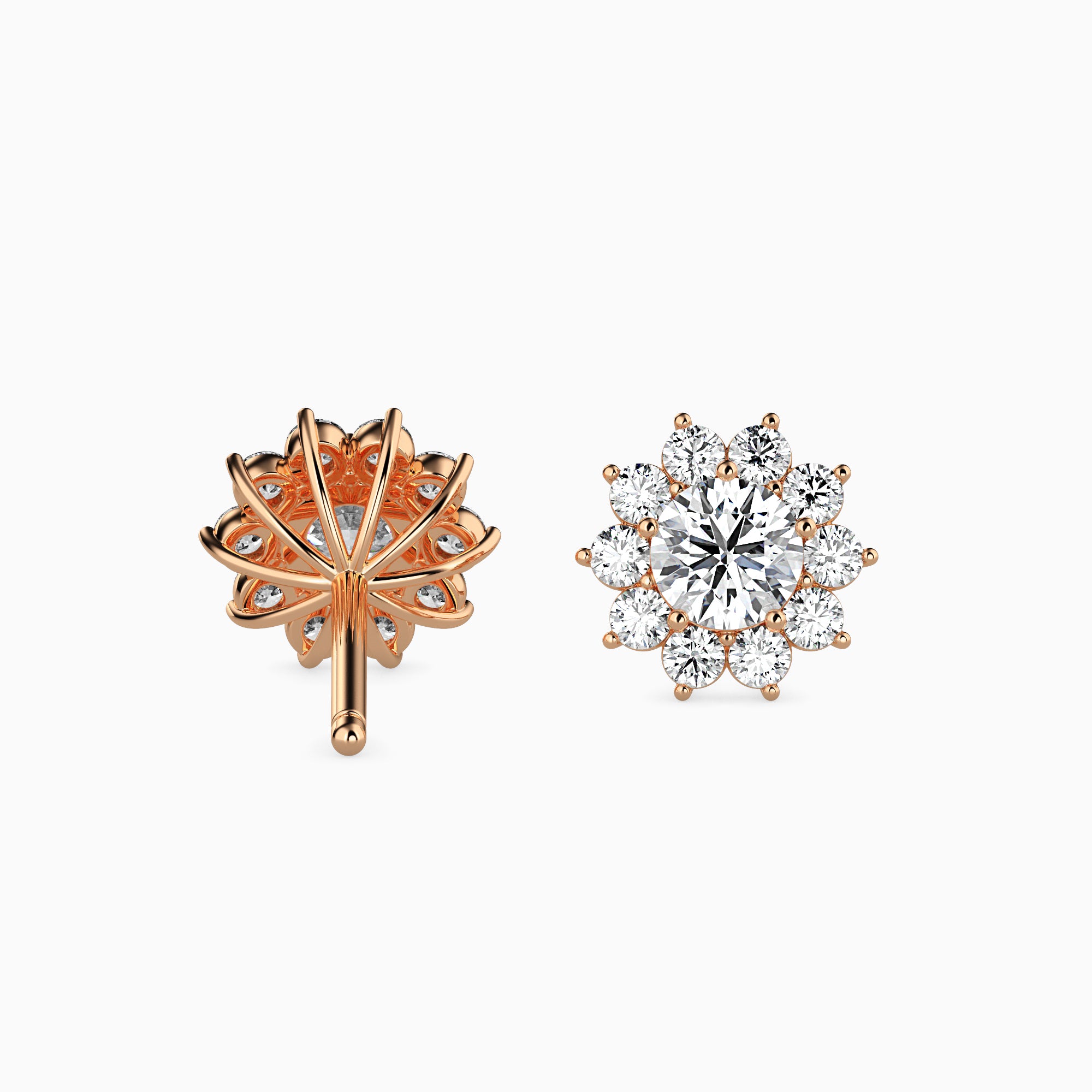 TASA “Soléa Bloom” Diamond Studs - 16009