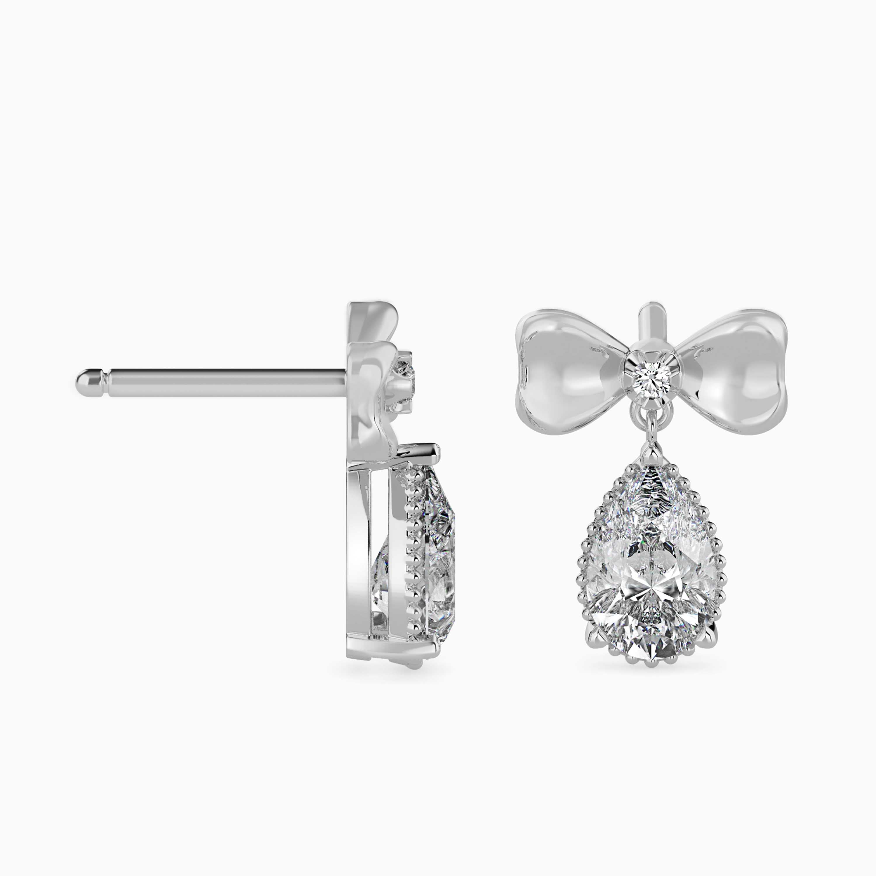 TASA “Belle Étoile” Bow Drop Earrings - 16021