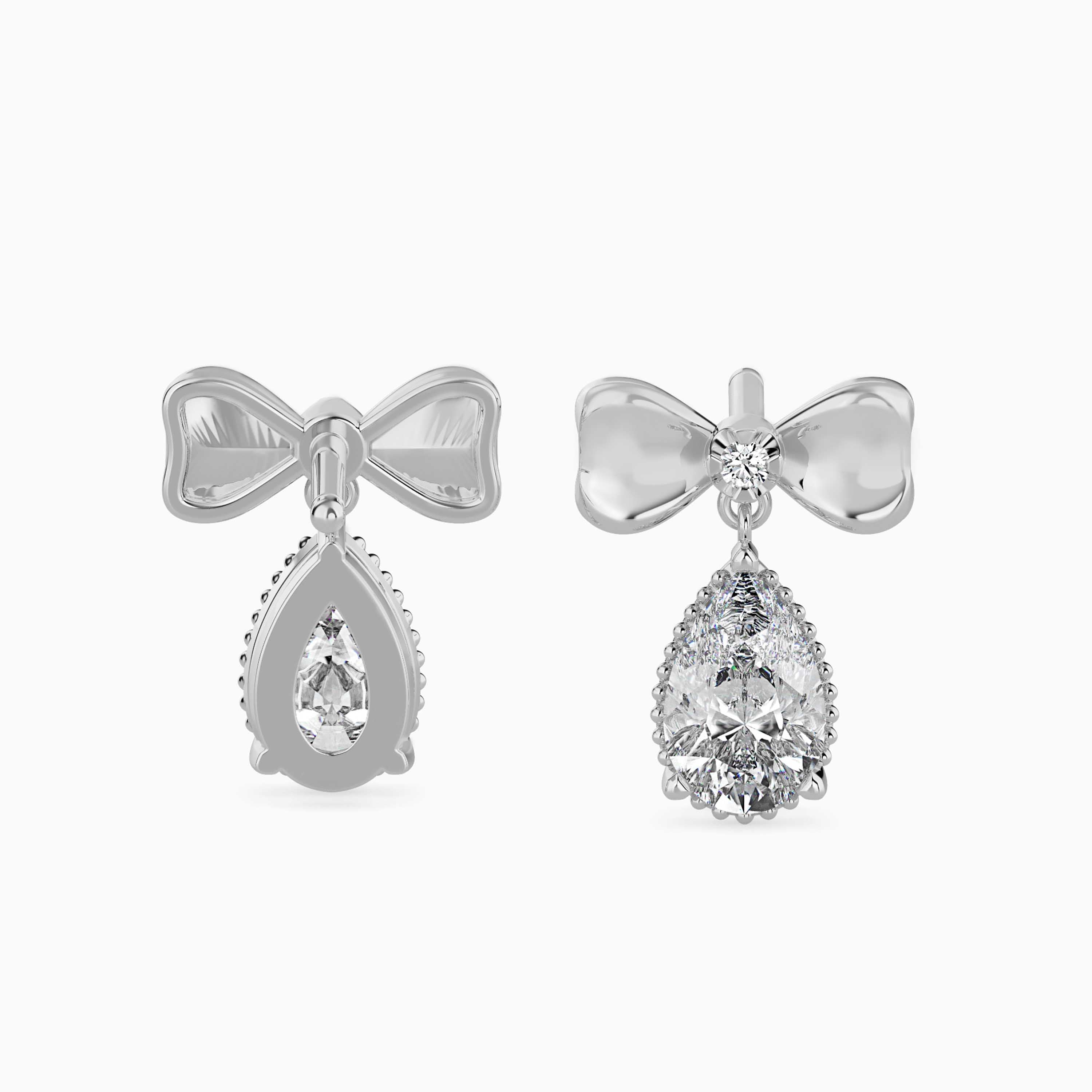 TASA “Belle Étoile” Bow Drop Earrings - 16021