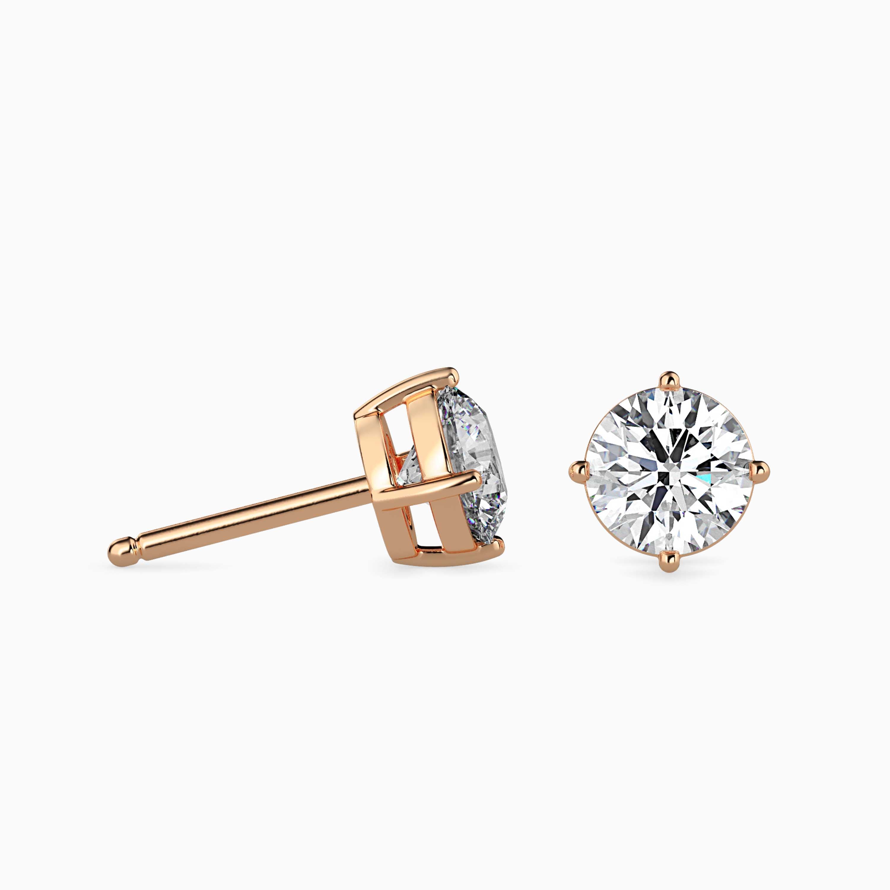 TASA “Lumière” Classic Diamond Studs - 16035