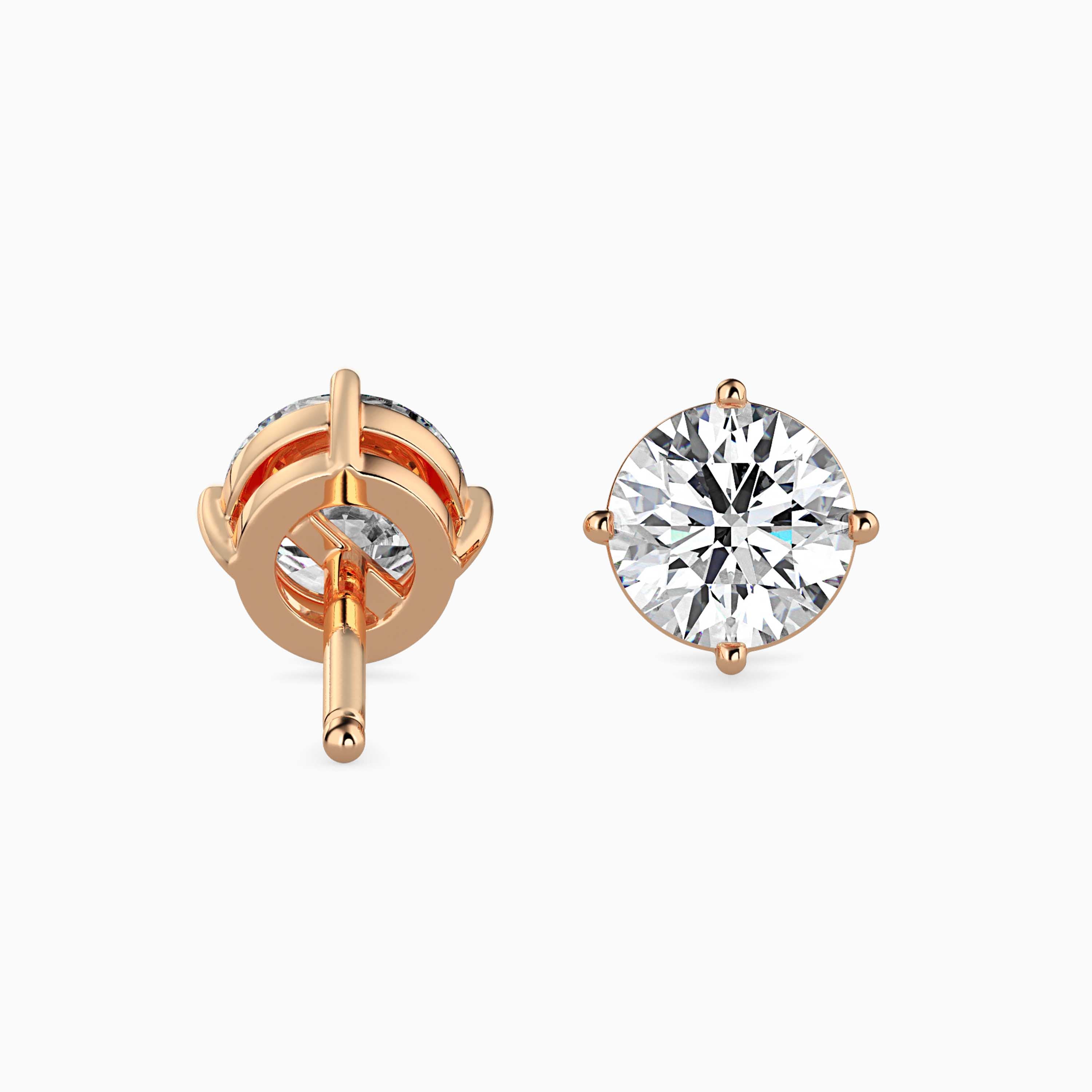 TASA “Lumière” Classic Diamond Studs - 16035