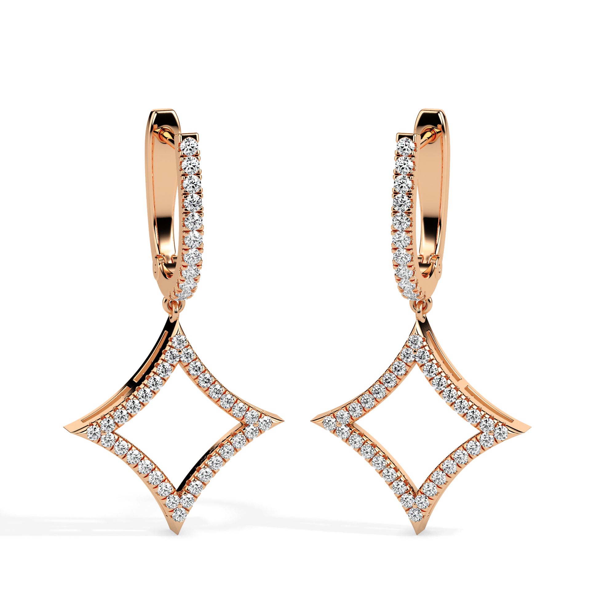 TASA Nova Diamond Drop Earrings - 17033